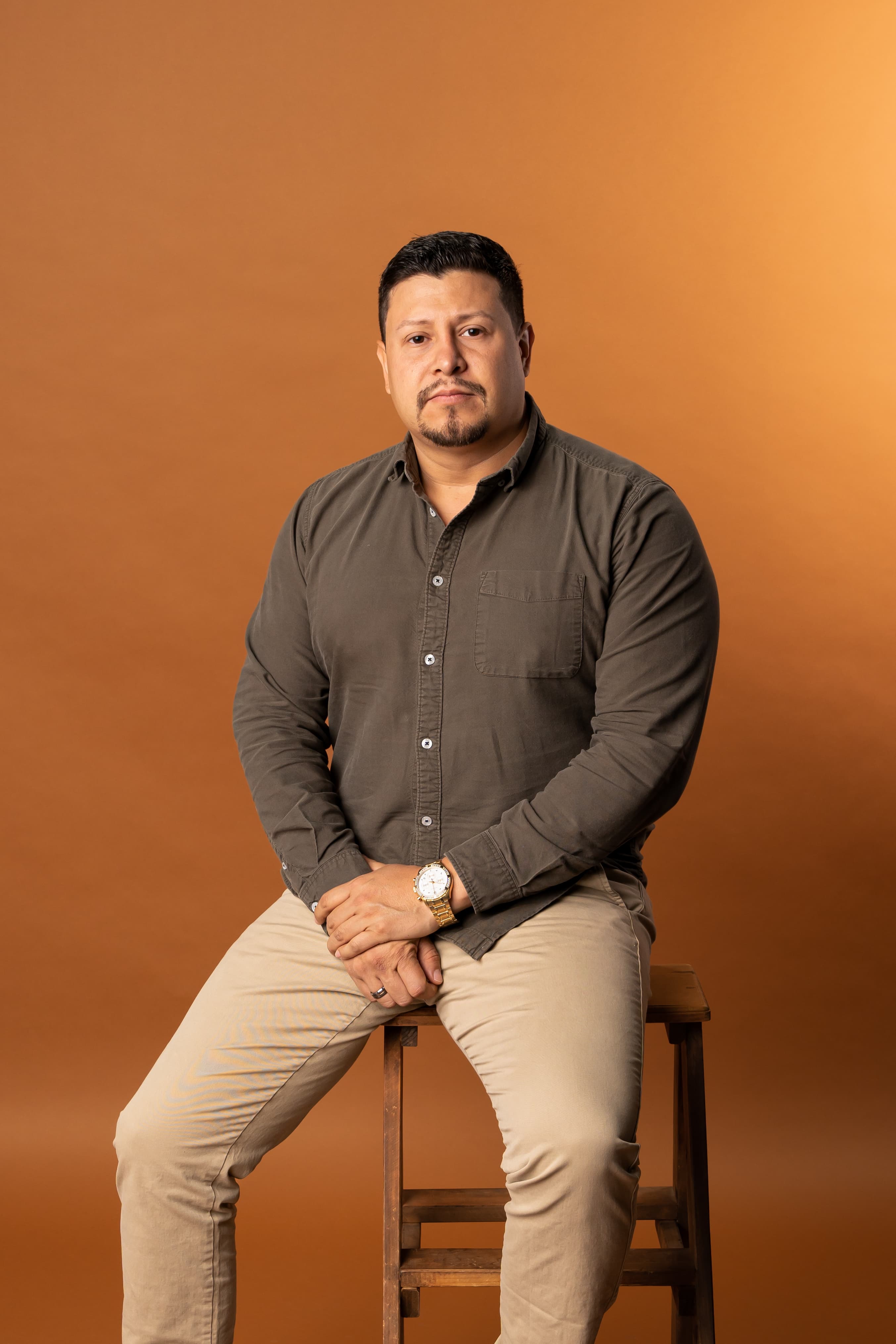 Retrato profesional en estudio